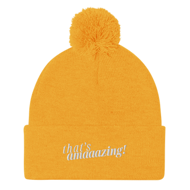 That's Amaaazing Pom-Pom Beanie