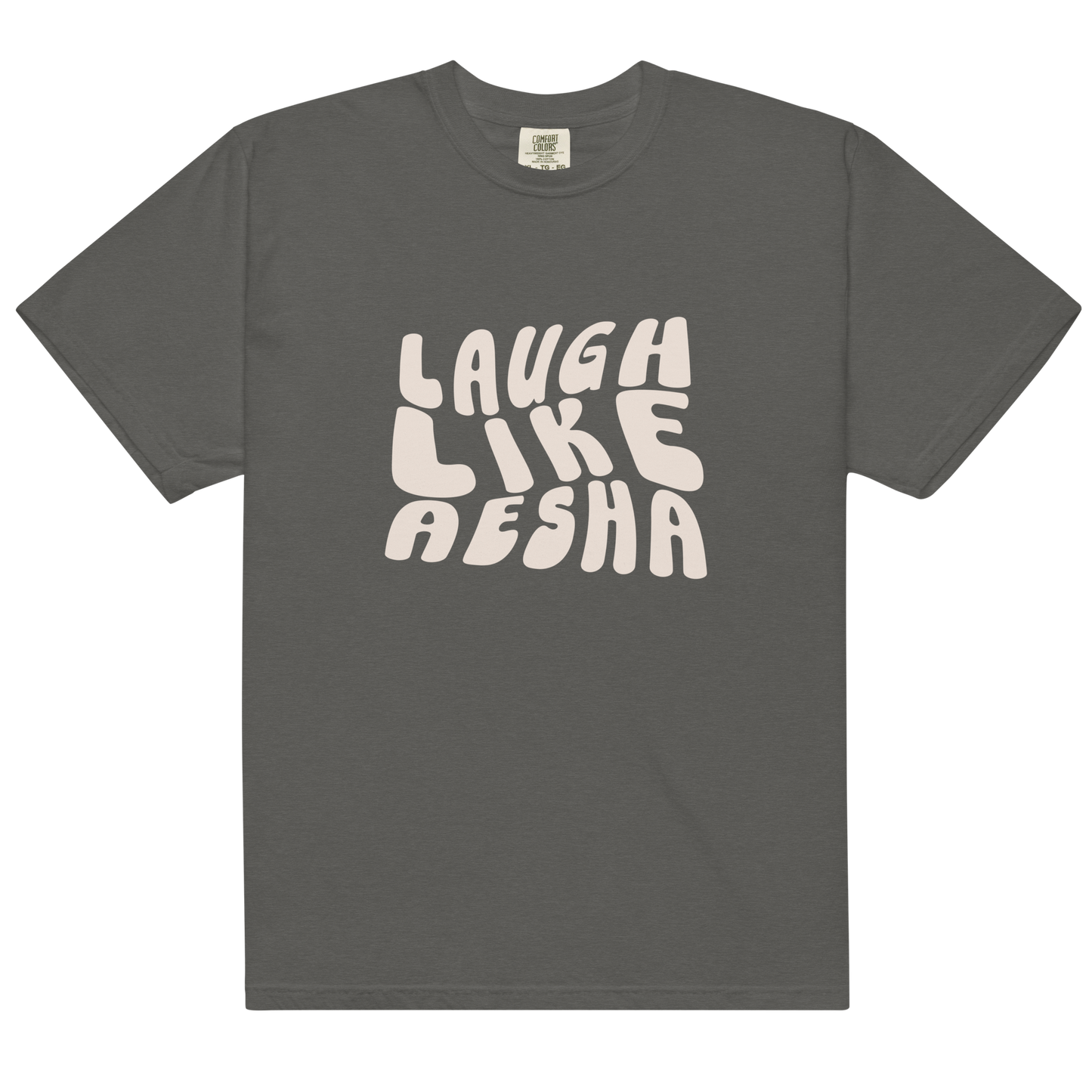 Laugh Like Aesha Cream Twist Tee