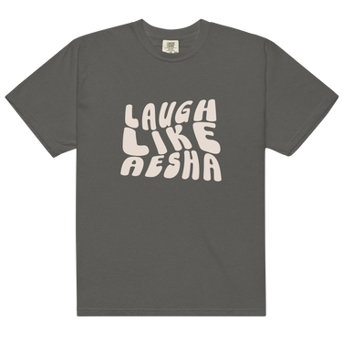 Laugh Like Aesha Cream Twist Tee