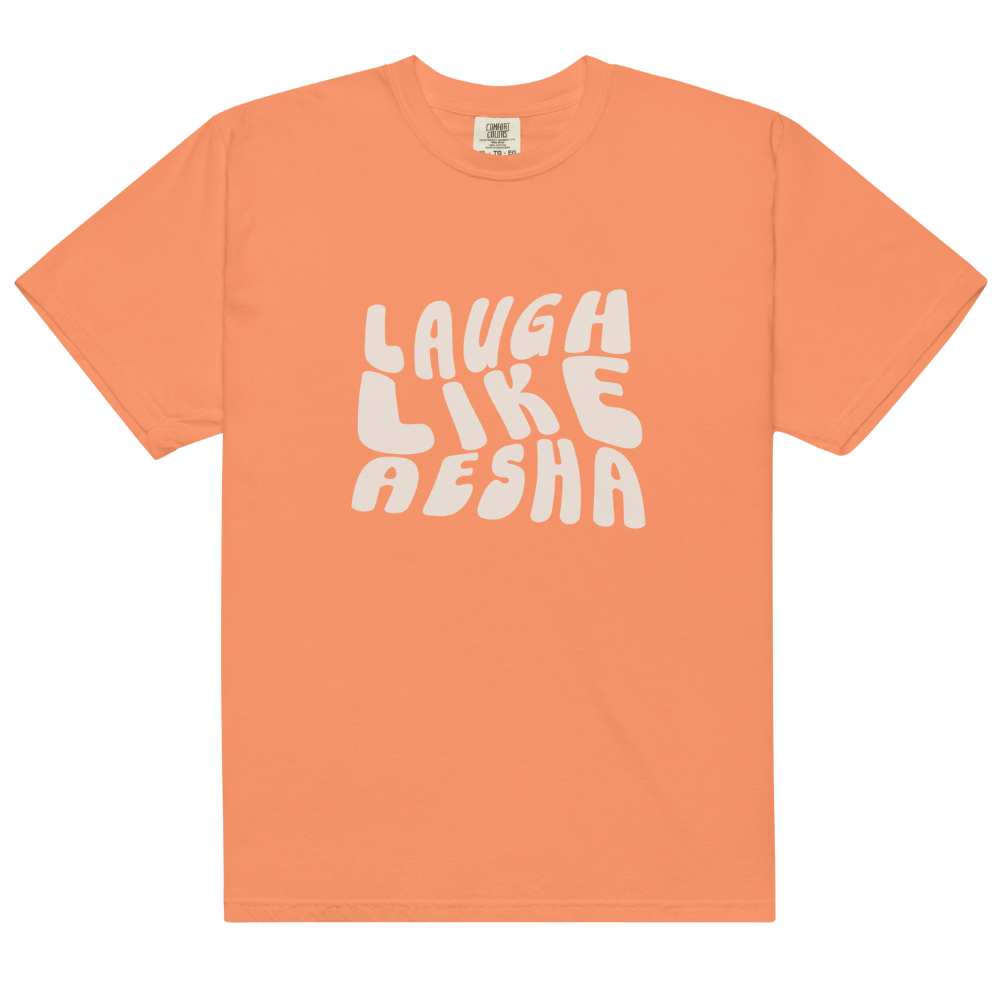 Laugh Like Aesha Cream Twist Tee