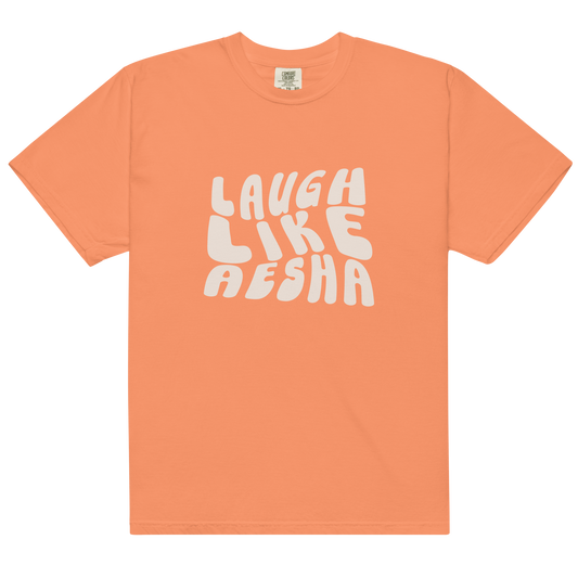 Laugh Like Aesha Cream Twist Tee